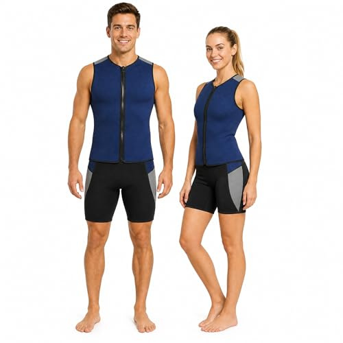 doorslay 3mm Neoprene Wetsuit Vest Set Diving Snorkeling Thermal Swimsuit Men Women Water Sports