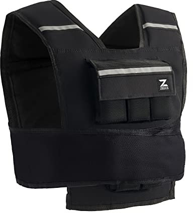 ZELUS Gewichtsweste Herren Weighted Vest Gewichtsweste Frauen Gewichtsweste mit 10 Einstellbaren Gewichten Weight Vest für Muskelaufbau, Cardio- und Krafttraining, Home Gym(0,5-10,5kg)