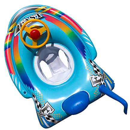 Baby Schwimmring, Kleinkinder Schwimmsitz, Automobil Schwimmring, Baby Schwimmhilfe mit Lenkrad-Griff, Kinder Schwimmreifen, Schwimmn Schwimmtrainer, Kinderboot für Kinder von 1-5 Jahre alt