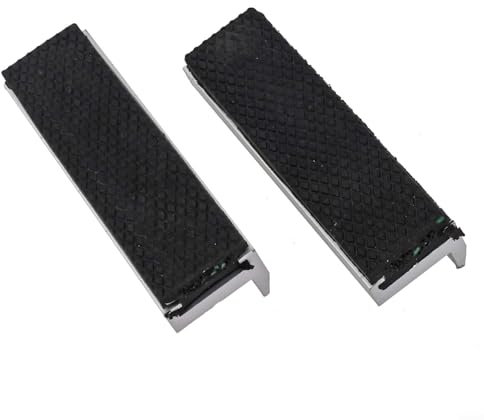 Elegante juego de fundas suaves para mordazas de tornillo de banco que mejora la eficiencia de tu taller con una protección fiable (4 pulgadas)