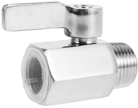 Ciieeo Robinet à Boisseau Sphérique Femelle Robinet Pour Camping De Douche Vanne De Vidange Eau Chaude