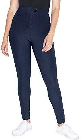 American Apparel Women's The Riding Pant, Navy, Large