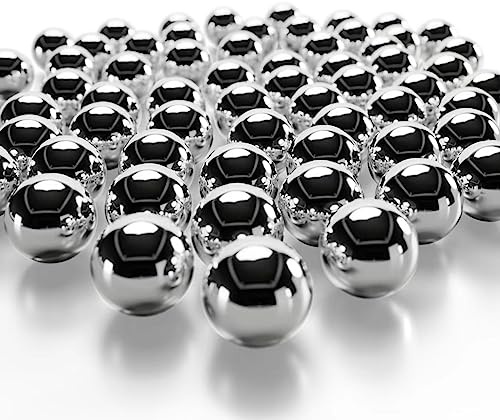 Z QINGZHENG 600pcs 7/16inch Steel Ball Slingshot Ammo 11.11mm Precision Steel Bearing Balls