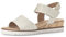 Gabor Damen Keilsandalen, Frauen Sandalen,Moderate Mehrweite (G),Keilabsatz,Wedge-Heel,bequem,flach,Oat (Kork/Creme),39 EU / 6 UK