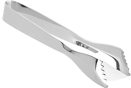 ANKROYU Pinze per Ghiaccio in Acciaio Inossidabile, Mini Pinze per Zucchero, Pinze da Cocktail per Servire Ghiaccio, Pinze Piccole per Cucina, Bar, Matrimoni, Feste, Buffet(UN)