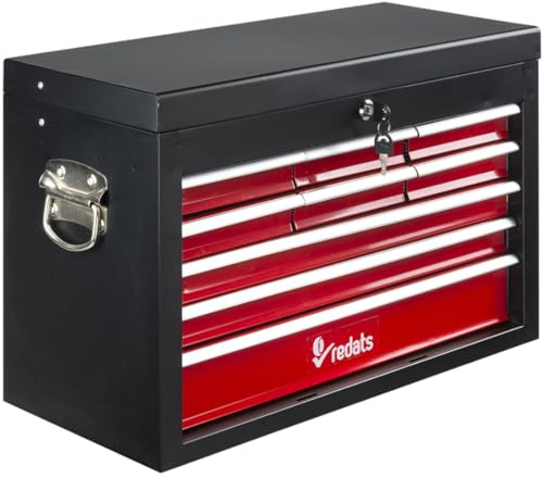 SIO Coffre à outils 9 tiroirs avec serrure - Boîte métallique organisateur atelier - Système de rangement professionnel pour outils - Robuste, sûr et compact