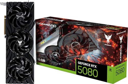 GAINWARD GeForce RTX5080 Phoenix Carte graphique 16 Go GDDR7 256 bits 3-DP HDMI NE75080019T2-GB2031X VD8971