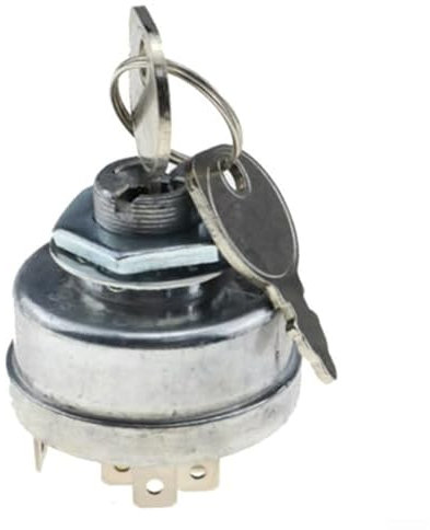 DEMULAX Interrupteur à clé de démarrage fabriqué à partir de matériaux robustes parfaitement compatible avec les équipements extérieurs tels que l'Is2000z Fiabilité Interrupteur de démarrage à clé pou