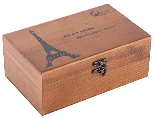 Cikonielf Scatola da Cucito in Legno Valigetta Multifunzionale per Cucire ad ago Vintage Accessori per Utensili da Cucito per Cucito Fai da Te Kit di Cucito Scomparti(Scatola Vuota Modello Torre)