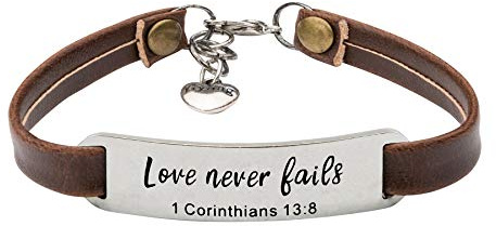 JoycuFF Easter Gifts for Women Christian Bracelet for Women Mothers Day Graduation Birthday Christmas Gifts for Women Engraved Jesus Christ Bible Verse Jewelry for Sister Graduates