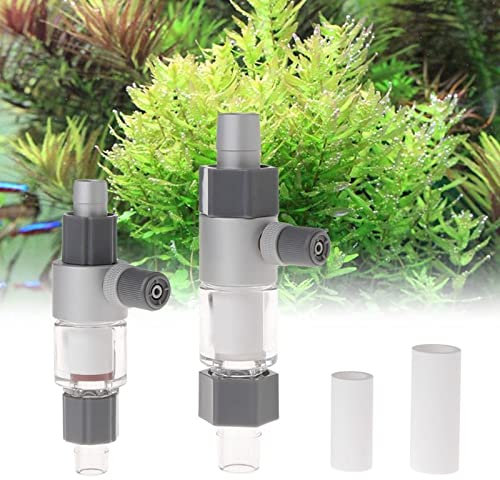 QANVEE Inline CO2-Zerstäuber Diffusor Aquarium Pflanztanks Aquascape (M2 (16/22 mm)