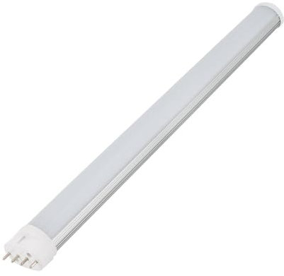 LEDKIA LIGHTING - LED-Röhre 41cm 2G11 PLL | 18W Aluminium | Neutralweiß 4000K | Energieeffizient | Langlebig | Flackerfrei | Einseitiger Anschluss, Polycarbonat, 41cm