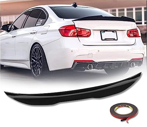 Generic F30 Heckspoiler PSM Style für BMW 3er 2011–2019, ABS-Kunststoff, Schwarz, Acrylnitril-Butadien-Styrol