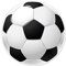 dekora - Essbare Kuchen Deko Geburtstag - Essbares Tortenbild für Kinder - Essbarer Tortenaufleger Fussball Zuckerfrei - 15,5 cm Durchmesser