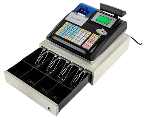 Elektronische Kasse Registrierkasse Supermarkt Kiosk Einzelhandel Kassensystem Sieben Zahlungsmethoden Multiport Registrierkasse für Restaurants/Supermärkte/Großhandelsmärkte/Convenience 32.7*35.8*8.