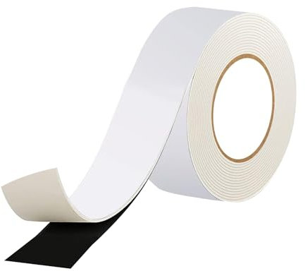 5cm x 5m Nastro Butilico Sigillante Impermeabile, Nastro Bituminoso Bianco, Guaina Bituminosa Autoadesiva, Resistente Alle Infiltrazioni Butyl Sealant Tape, Nastro di Butile per Tetto, Tubi, Giunti