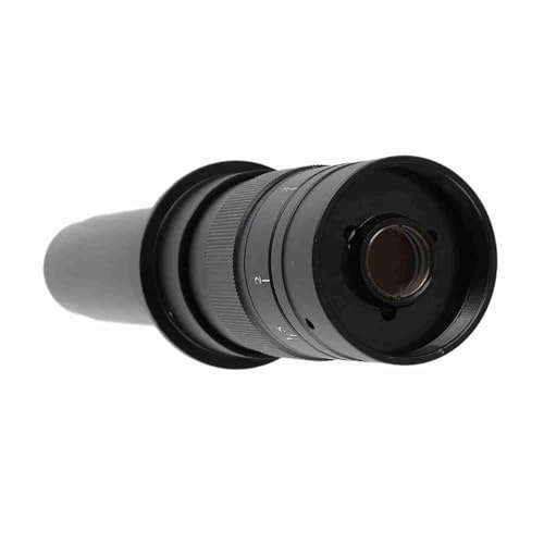 Objectif Zoom 300X Réglable 25mm à Monture C pour Portée Vidéo Industrielle 0,7X-4,5X, Loupe Oculaire de Caméra