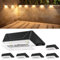 ELLASAY Solar Wandleuchte Aussen Garten: 6 Stück 8 Farbmodi RGB LED Solarlampen Außen - IP65 Wasserdicht - Farbe Beleuchtung Deko für Zaun Terrasse Balkon