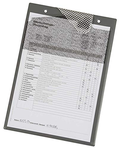 Eichner Pack of 10 Job Folder Workshop Folder Grey Secure