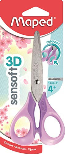 Maped 484291 Schere, Edelstahl, Pastell Violett, 13 cm