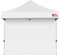 MasterCanopy Seitenteil/Seitenwand ohne Fenster für 2,5 x 2,5 m Pop up Pavillon Faltpavillon Partyzelt Festzelt Canopy, Windfest Wasserdicht, Weiß
