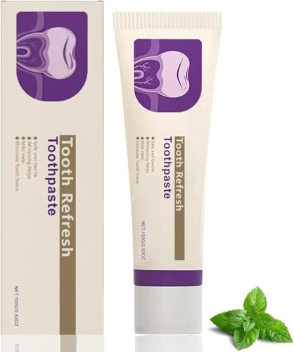 Kreain Nature Tooth Uppfriskande tandkräm, 100 g — Stärker emaljen och ger frisk andning, känsliga tänder, tar bort missfärgning och främjar friska tänder, mild och irriterande, familjer (1 st.)