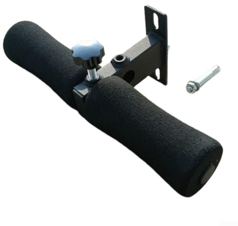 Wall Mounted Sit Up Bar, Abdominal Workout Foot Holder for Home Gym Core Trainer, Steel Exercise Bar Anchor, Space Saving Fitness Equipment, Indoor