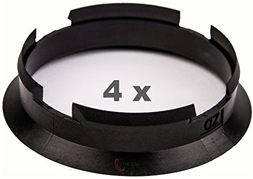 4 x pneugo! Bagues de centrage pour jantes alu 63.4 mm - 60.1 mm