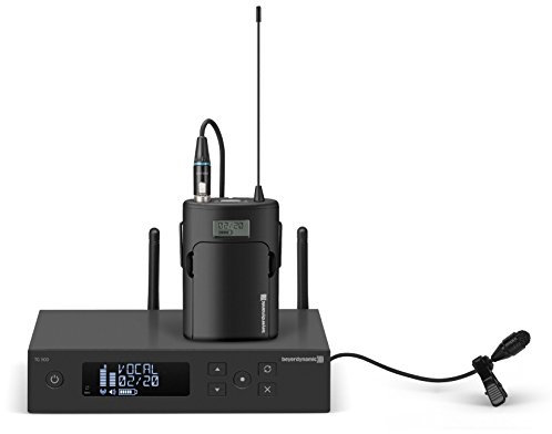 Set de presentación inalámbrico TG 558 de Beyerdynamic, con micrófono de solapa para cantar y hablar