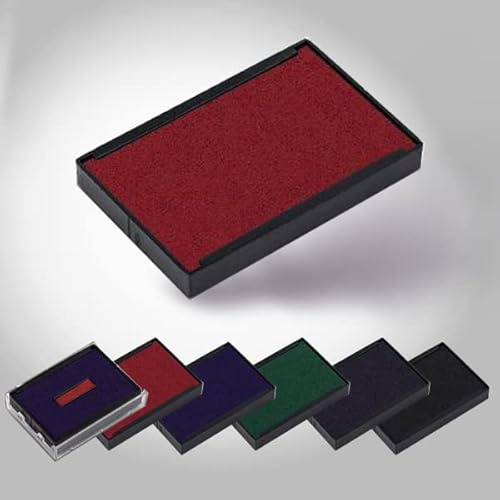 Ersatzkissen 6/4911 tinte für Selbstfärbestempel Trodat Printy 4911-5 Farben erhältlich (6/4911C - Rot)