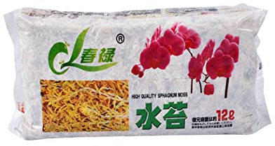 Sphagnum Moos Für Bonsai, Orchideen, Sphagnum Moos Substrat Get Trocknen, Wassermoos Trockenmoos Wasser Gras Substrat Für Orchidee Phalaenopsis 6L/12L
