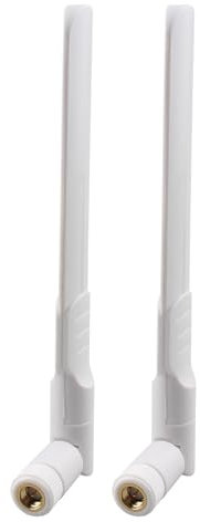 Futheda 2 Piezas Antena 4G LTE SMA Macho Antena 5dBi para Orange Vodafone Huawei Netgear ZTE 4G LTE Router Gateway Teléfono de Casa Módem Celular Router Gateway Trail Cámara