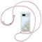 Ptny Handykette Hülle kompatibel mit Google Pixel 7A Hülle mit Band zum Umhängen, Glitter Handyhülle Flüssig Treibsand, Handyhülle Stoßfest Silikon Transparent Hülle mit Kette für Google Pixel 7A