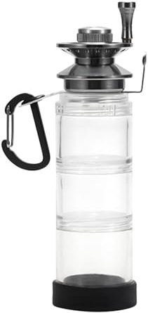 DzpKrka Angelhaken-Organizer | Aufbewahrung für Angelhaken im Freien – multifunktionales Angler-Zubehör, transparente Regale mit Karabiner, Köderbehälter für Wirbel Jigs