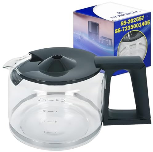 Verseuse Cafetiere en Verre pour Cafetiere Filtre avec le Code Original SS-202557 SS-7235001405 pour Krups Control Line KM442D - MONTERAL