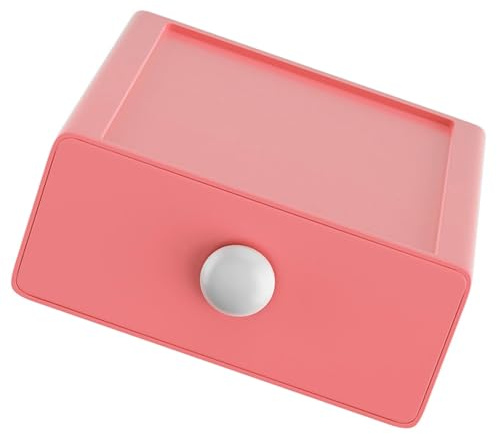 Generic Förvaringslåda för Skrivbordslåda Snygg och Platsbesparande Organisering för Hemmakontor 1 Enhet (Orange Röd)