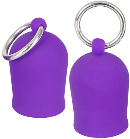 ORION Nippelsauger – 2er-Set, Soft-Touch Silikon, Vakuum-Effekt, lila