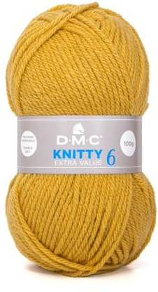 DMC - Knitty 6 - Pelote de 100 gr | Très belle qualité, agréable à tricoter