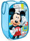 SUPERDIVER - Mickey Mouse Collapsible Storage Basket - Official Disney License - Ideal for Toys & Clothes - 14x14x23 inches - Easy to Use & Foldable - Perfect for Kids.