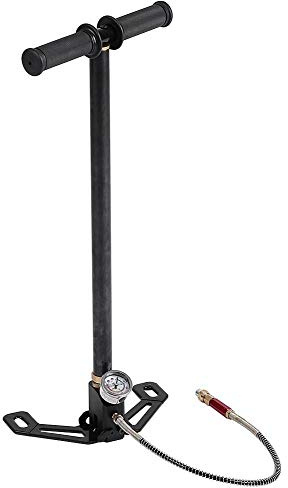Pompa manuale, 3 stadi 4500psi Pompa manuale ad alta pressione Acciaio al tungsteno Fucile ad aria compressa Pompa ad aria compressa Fucile Calibro filtro gas per PCP Pistola ad aria Sfera per pneumat
