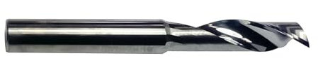 CNC QUALITÄT VHM- Schaftfräser Ø 1,5 mm - einschneidiger Hartmetall Fräser - für die Bearbeitung in Aluminium und Kunststoff