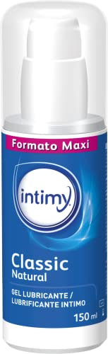 INTIMY - Gel Lubricante Classic Natural Formato Maxi 150 ml - Compatible Con Preservativos - Dispositivo Médico - Gel Lubricante de Base Acuosa - Incoloro - Inodoro - Ideal para el Placer y el Confort