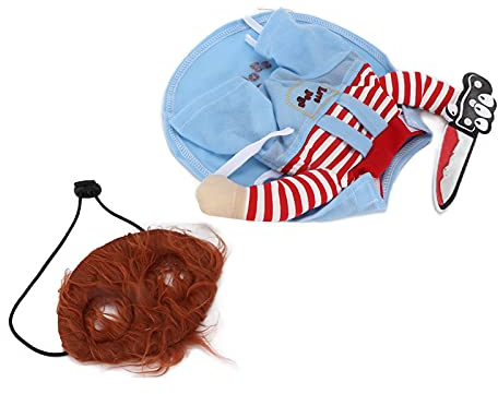 Dog Cosplay Kostym Hundkläder Carnival Dog Kostym, Attrahera Nyheter Människor Hundkläder Mjuk Polyester Justerbar för Jul För Halloween För Fester(M)