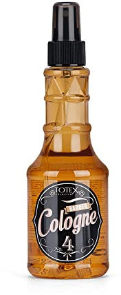 Totex Barber Aftershave Cologne No.4 Gold Brown Spray 250ml | Professional Men’s Cologne | Barber Shop After Shave Splash | Long-Lasting Masculine Scent | Classic Grooming Fragrance for Daily Use