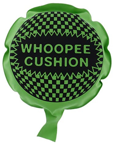 Tiuimk Classic Prank Green Whoopee Kissen, laute und unhöfliche Geräusche, Grün
