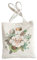 quiodok Stofftasche Baumwolltasche Stoffbeutel Bedruckt Tote Bag Einkaufstasche mit langem Henkel für Personalisierte Geschenke Frauen - i love you（40 * 33cm）