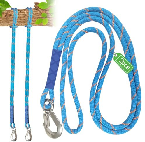 Siyrdxcbt 2 Pièces 1,2 m Sangle Balancoire Arbre Sangle Hamac Corde Balancoire pour Support Hamac avec Une Capacité de 200 kg pour à L'installation Hamac Exterieur Balancoire Exterieur