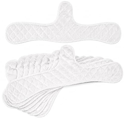 10 Pcs Under Breast Sweat Pads, Reusable Breast Pads, Soft Bra Liners for Sweat Absorption, Under Boobage Sweats Control, Breathable & Skin Friendly for Women, Cool Support for All-Day Dry Comfort