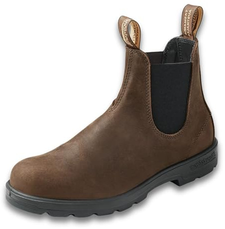 BLUNDSTONE Unisex Classic 550 Series Chelsea Boot, Antique Brown, 37.5 EU