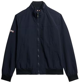 Superdry Men's Nylon Harrington Jacket, Eclipse Navy, M